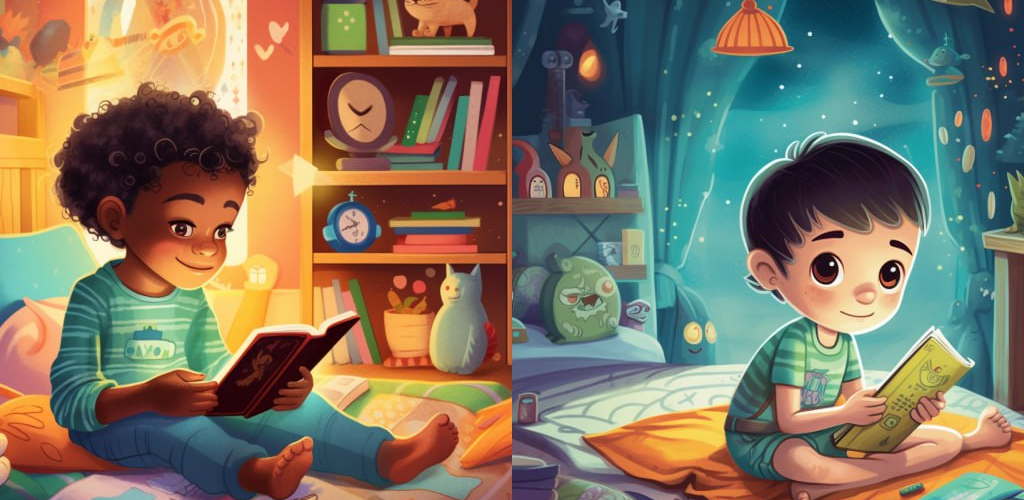 AI Bedtime Stories app preview